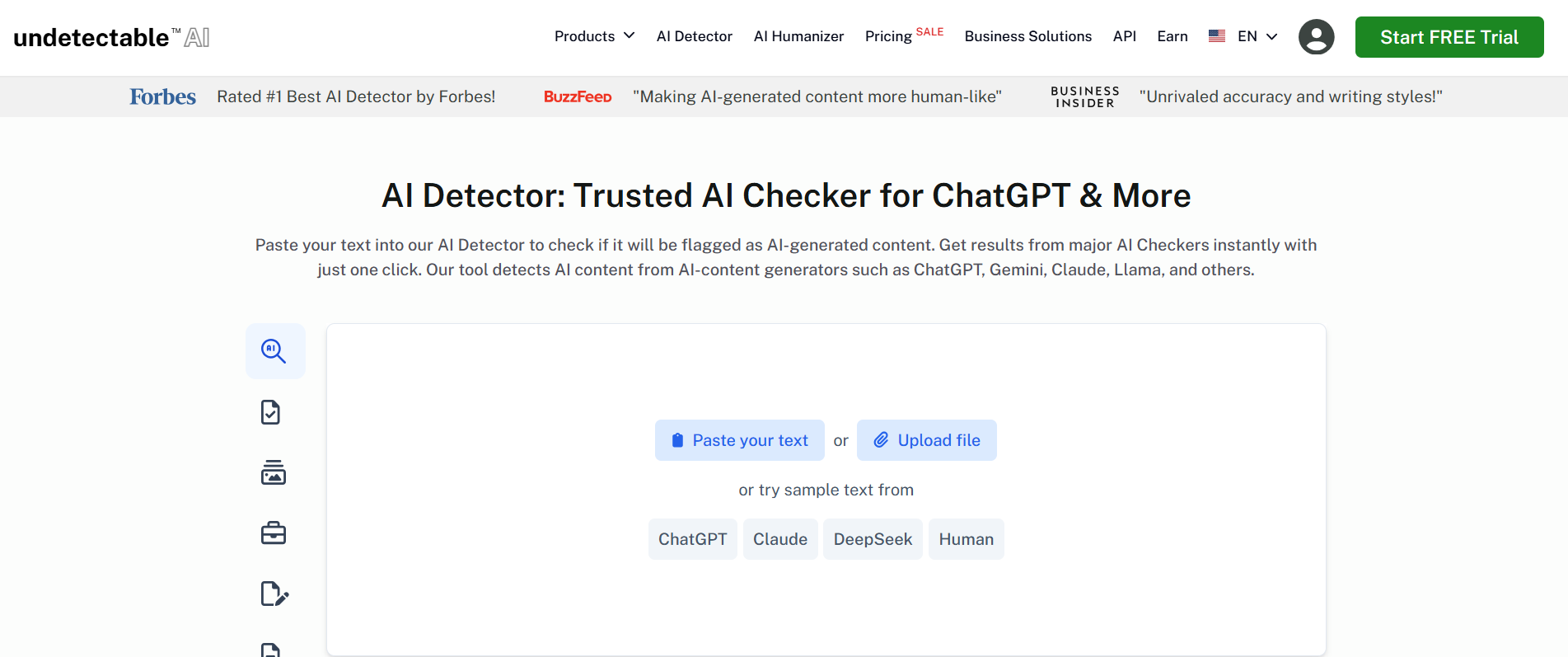 undetectable homepage